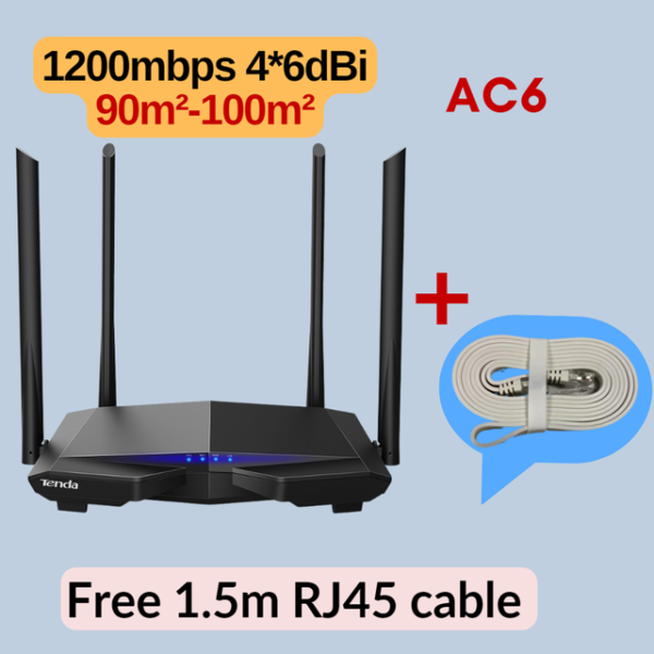 Router Tenda AC6 Dual Band